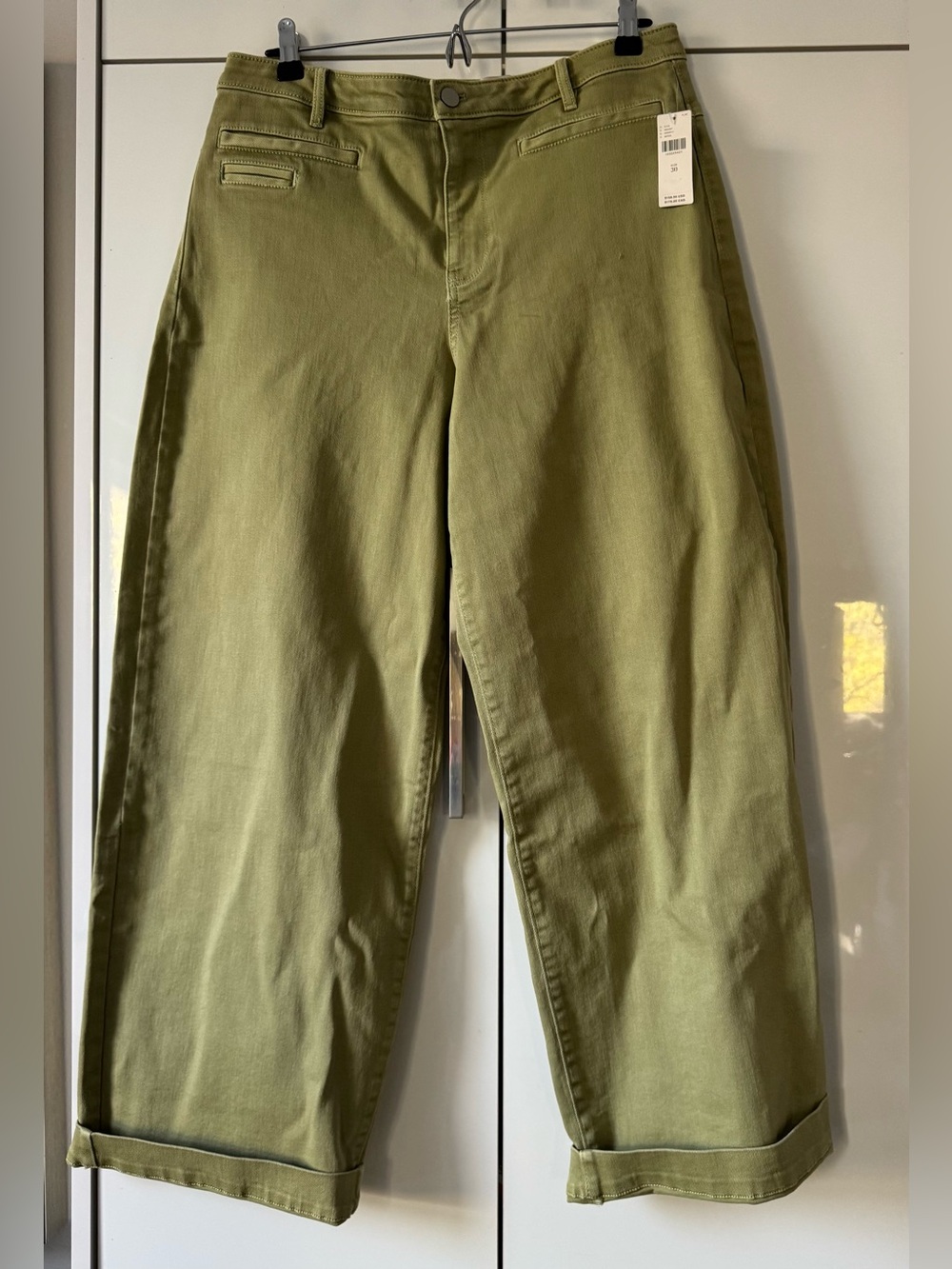 NWT Size 30 - Anthropologie Cotton Tapered Slouch Jeans in Moss (NWT US$ 158) - Picture 13 of 16